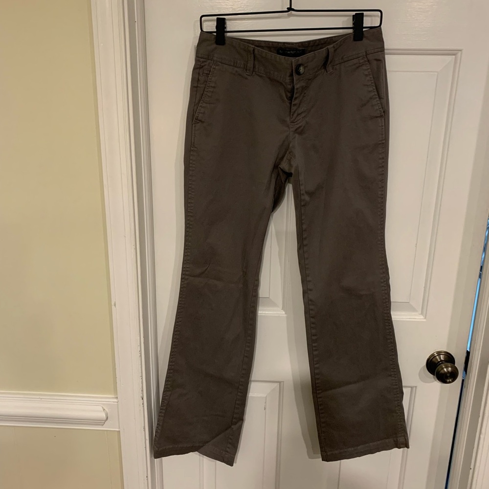 Banana Republic Gray Boot Cut Flare Pants